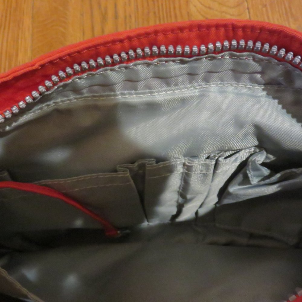 Kipling Red Medium Crossbody Bag, Euc - image 6